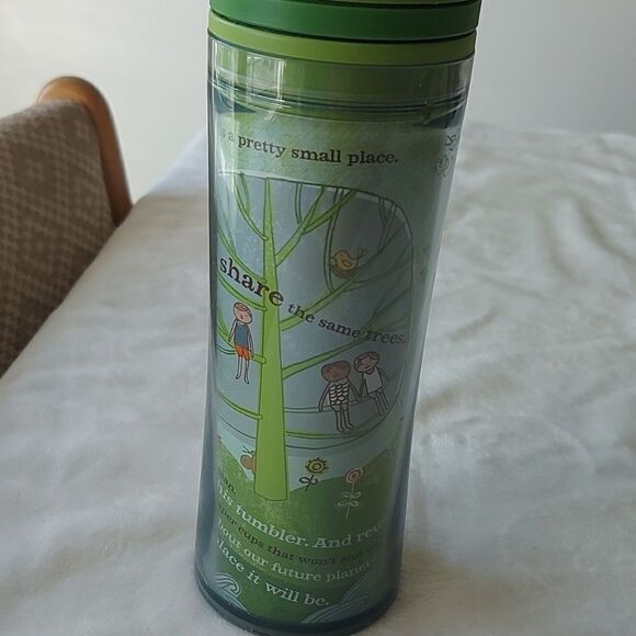 STARBUCKS Reduce Reuse Recycle 12 OZ Travel Mug - Picture 3 of 6